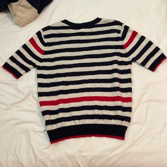 Lightweight Cashmere & Wool Velvet Sweater - Picture 2 of 6